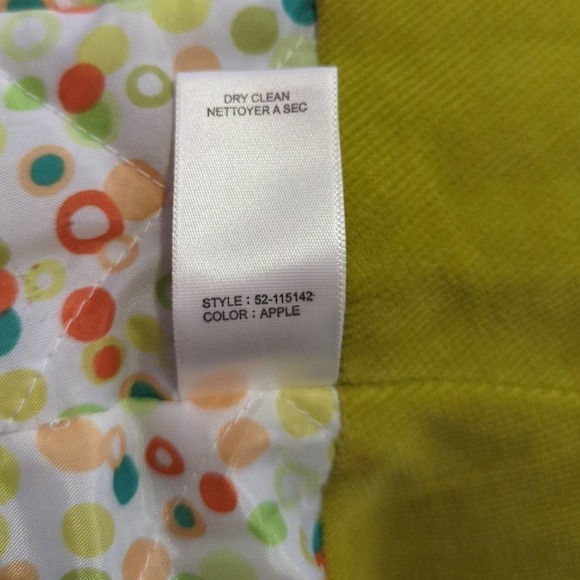 David Brooks Jacket Corduroy Lime Green Woman's Size Small Button Up Retro - Picture 11 of 12